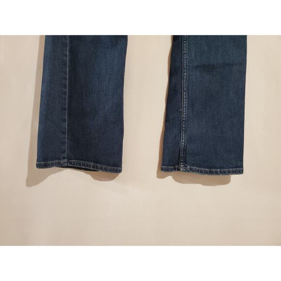 Silver Women's Tuesday Slim Boot Distressed Jeans Size 28 Low Rise Medium Wash - Picture 6 of 12